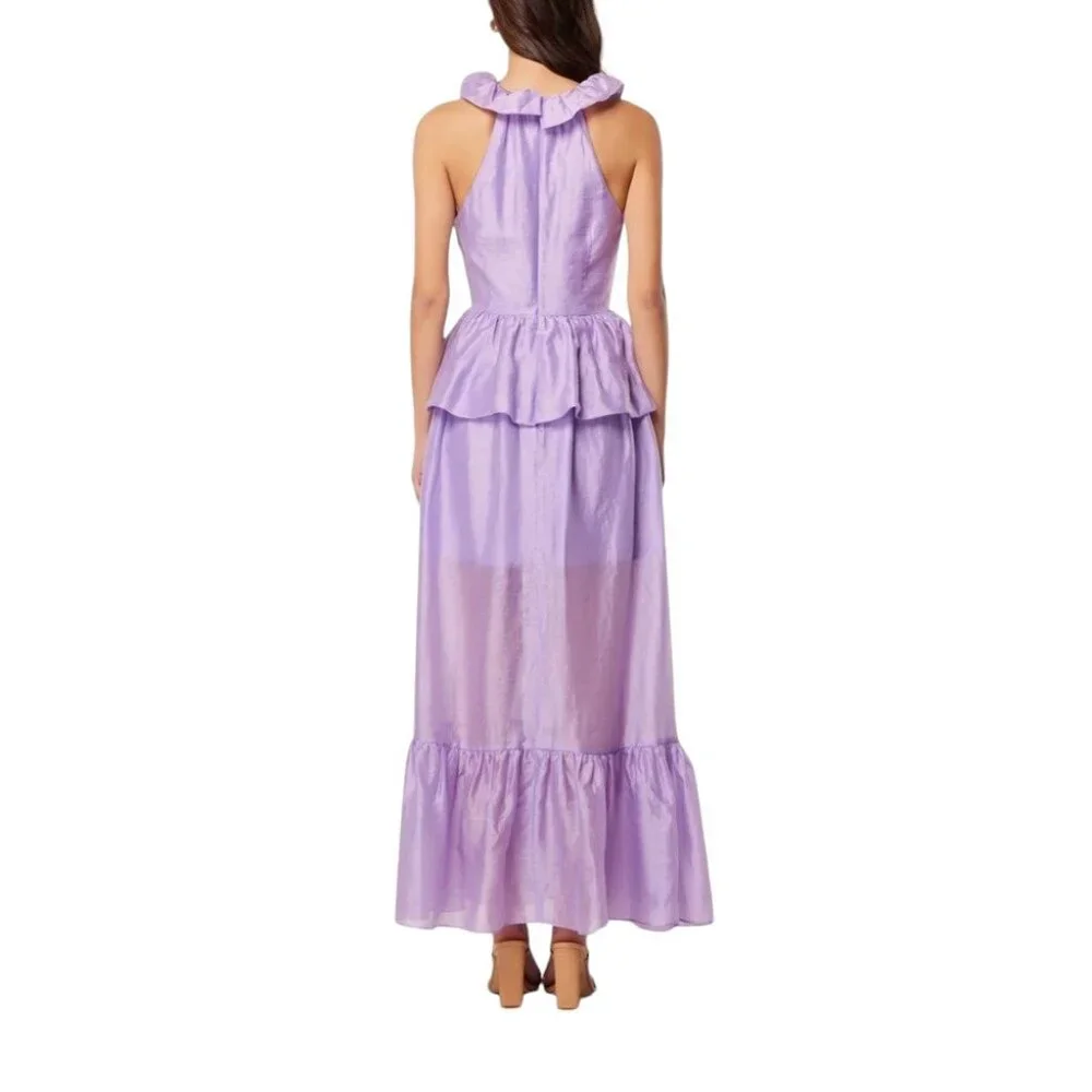 NWT Elliatt Purity Peplum Maxi Dress - Picture 8 of 9